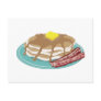 Pancakes Bacon Post Card