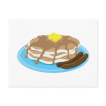 Pancakes Sausage Post Card