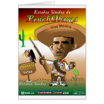 PanchObama Jefe Greeting Cards