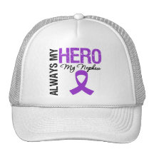 Pancreatic Cancer Always My Hero My Nephew Mesh Hats