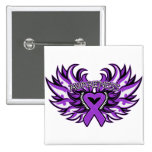 Pancreatic Cancer Awareness Heart Wings.png Button