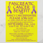 Pancreatic Cancer Benefit Flyer