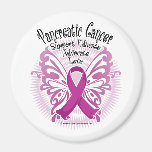 Pancreatic Cancer Butterfly 3 Magnets