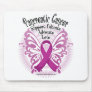 Pancreatic Cancer Butterfly 3 Mouse Pad