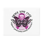 Pancreatic Cancer Butterfly Tribal 2 Post Cards