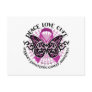 Pancreatic Cancer Butterfly Tribal 2 Post Cards
