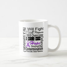 Pancreatic Cancer Fight Persevere Overcome Win Mug