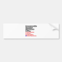 Pancreatic Cancer Fighter Quiz Bumper Sticker