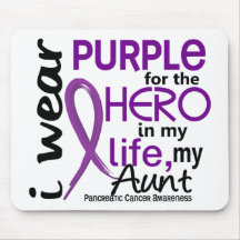 Pancreatic Cancer For My Hero My Aunt 2 Mouse Pad
