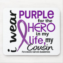 Pancreatic Cancer For My Hero My Cousin 2 Mousepads