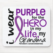 Pancreatic Cancer For My Hero My Grandma 2 Mousepad