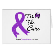 Pancreatic Cancer For The Cure Greeting Cards