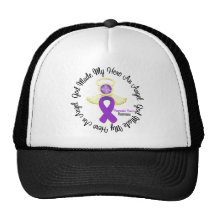 Pancreatic Cancer God Made My Hero An Angel Trucker Hat