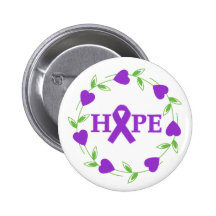 Pancreatic Cancer Hearts of Hope Pins