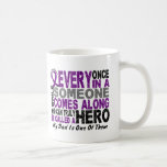 Pancreatic Cancer HERO COMES ALONG 1 Dad Mugs