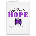 Pancreatic Cancer Hold On To Hope Card