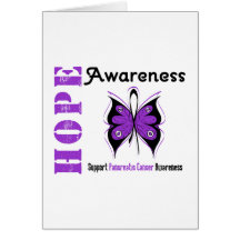 Pancreatic Cancer Hope Awareness Card