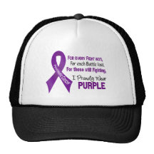 Pancreatic Cancer I Proudly Wear Purple Hat