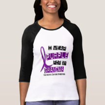 Pancreatic Cancer I WEAR PURPLE 37 Grandma T-shirts