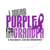 Pancreatic Cancer I Wear Purple For My Grandpa 6.2
