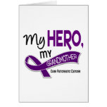 Pancreatic Cancer MY HERO MY GRANDMOTHER 42 Card