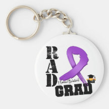 Pancreatic Cancer Radiation Therapy RAD Grad Key Chain