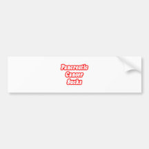 Pancreatic Cancer Sucks Bumper Sticker