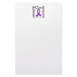 Pancreatic Cancer Support Advocate Cure Stationery Design