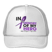 Pancreatic Cancer Tribute In Memory of My Hero Mesh Hat