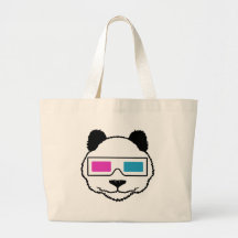 panda 3D Sac Fourre-tout