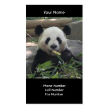 Panda Bear Business Cards