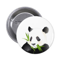 Panda Bear Button