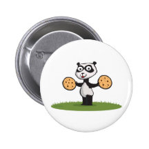 Panda Bear Cookie Pin