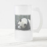 Panda Bear Frosted Beer Mug