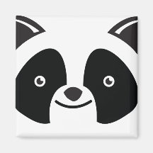 Panda Bear Kawaii face Refrigerator Magnet