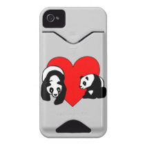 Panda Bear Love Iphone 4 Id Cover