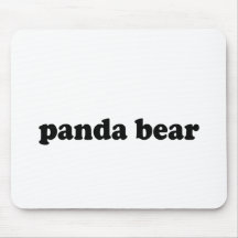 PANDA BEAR MOUSEPADS