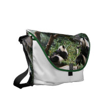 Panda Bears Messenger Bag