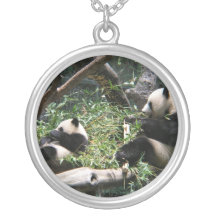 Panda Bears Necklace