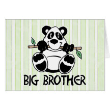 Panda Boy Big Brother Card