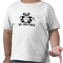Panda Boy Big Brother Tshirts