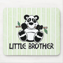 Panda Boy Little Brother Mouse Pad