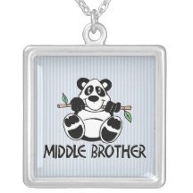 Panda Boy Middle Brother Necklace