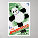 Panda Brookfield Zoo 1938 WPA Print