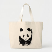 Panda Canvas Bags