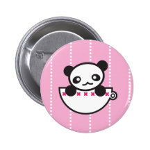 Panda Cup Button
