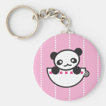 Panda Cup Key Chain