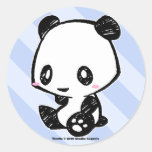 Panda de Weetle Autocollants