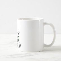 Panda Eating Bamboo Coffee Mug