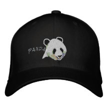 Panda Embroidered Baseball Cap